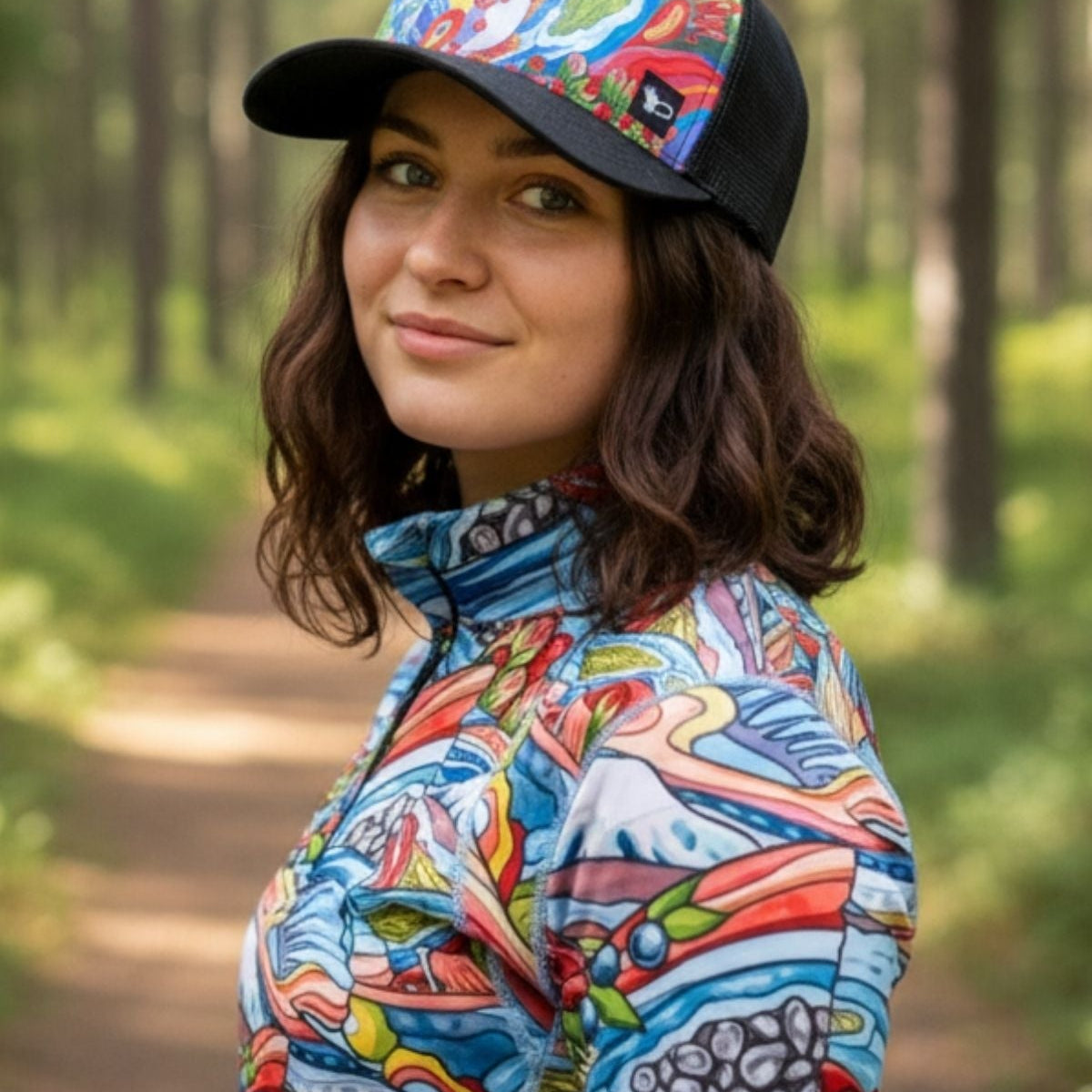 FisheWear | Charvana Abstract Trucker Hat
