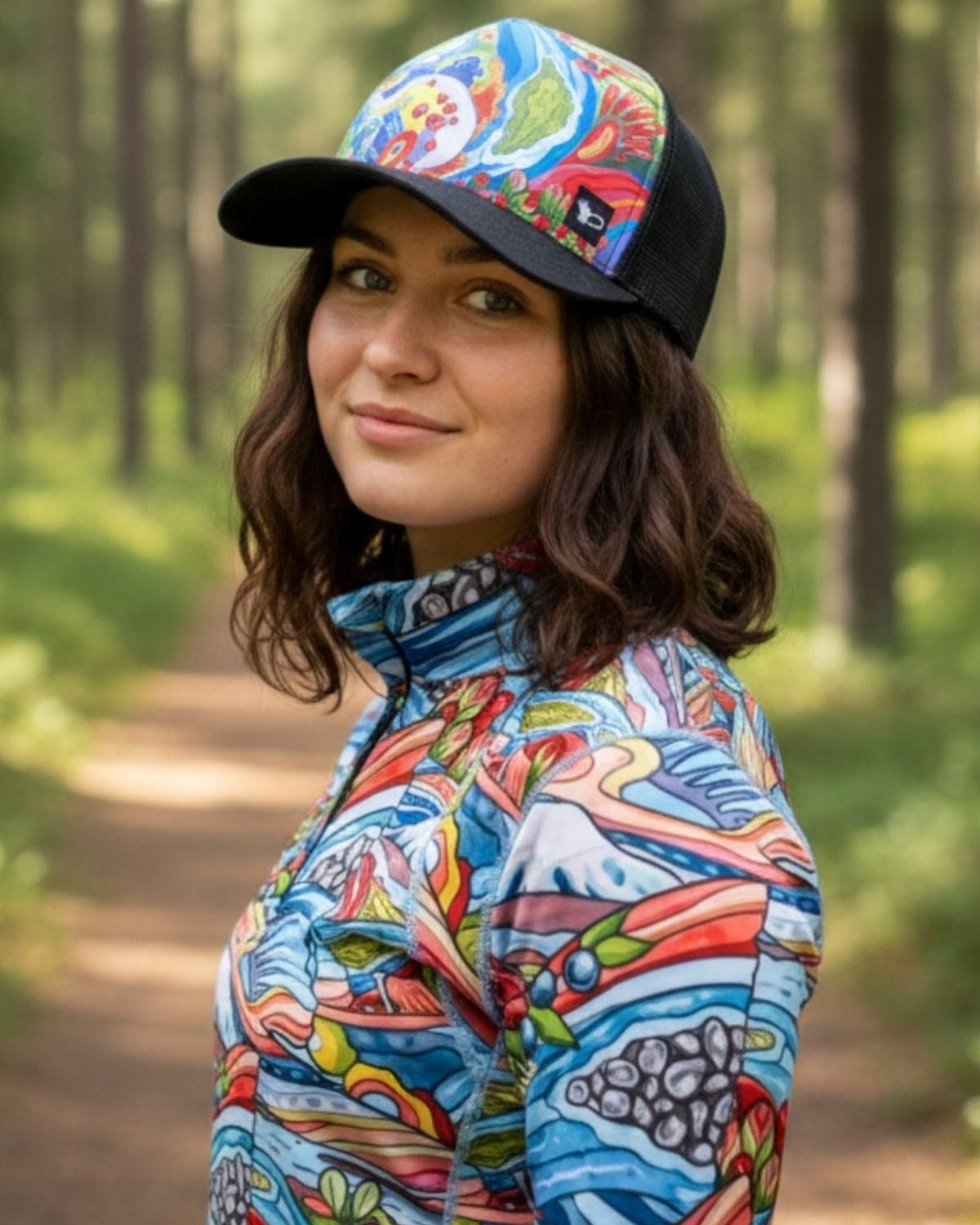 FisheWear | Charvana Abstract Trucker Hat