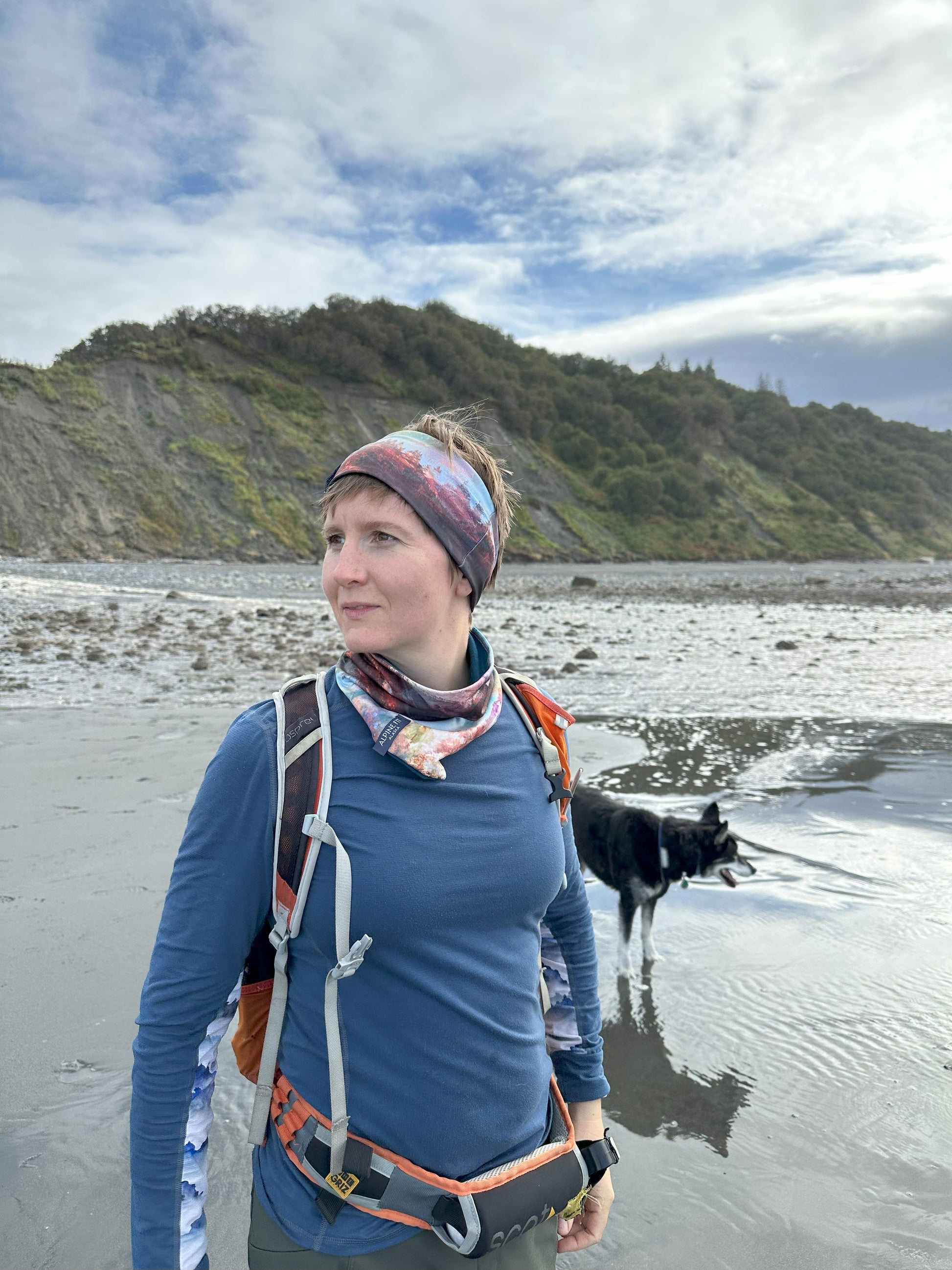 Alpine Fit | Mountain V Merino Wool Neck Warmer