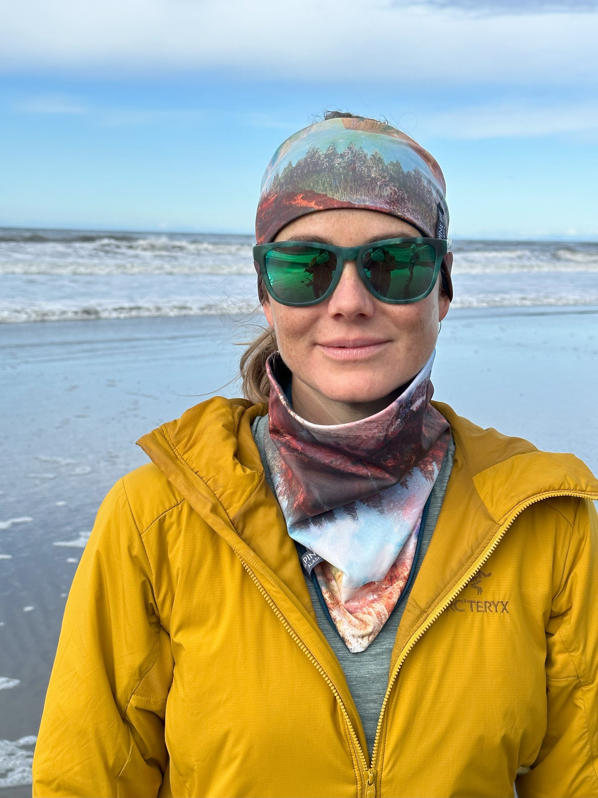 Alpine Fit | Mountain V Merino Wool Neck Warmer