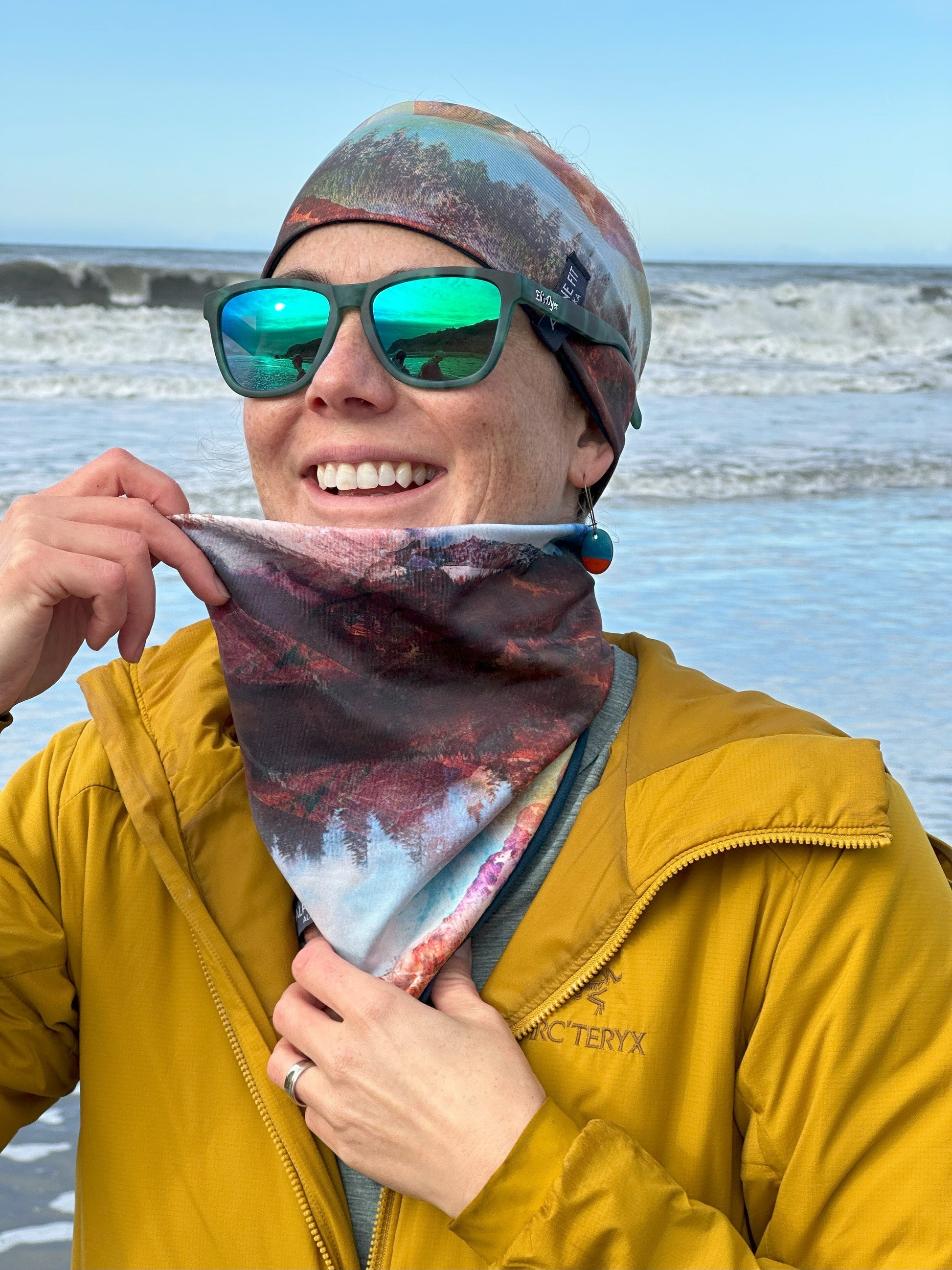 Alpine Fit | Mountain V Merino Wool Neck Warmer