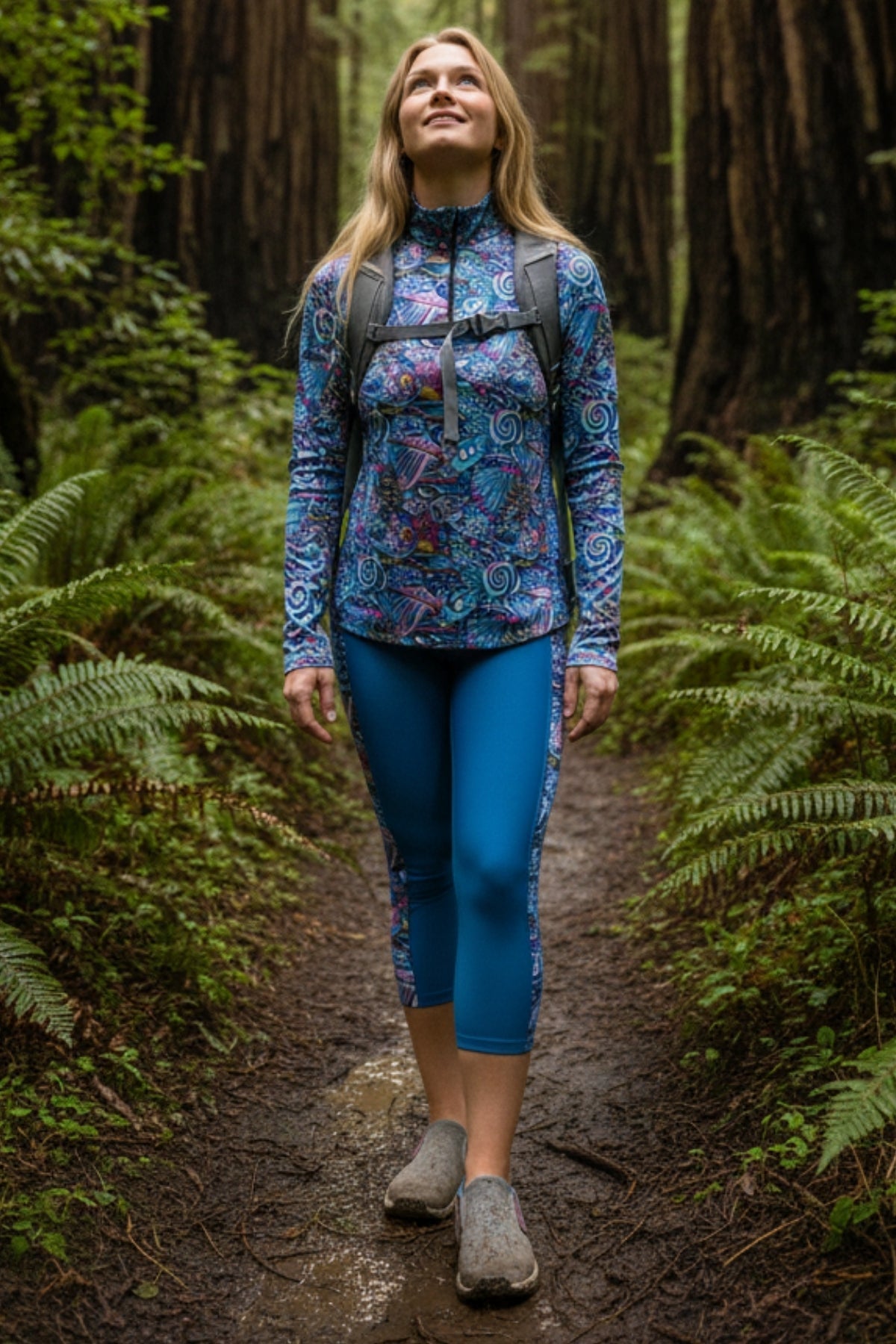 FisheWear | Enchanted Grayling 1/4 Zip Sunshirt