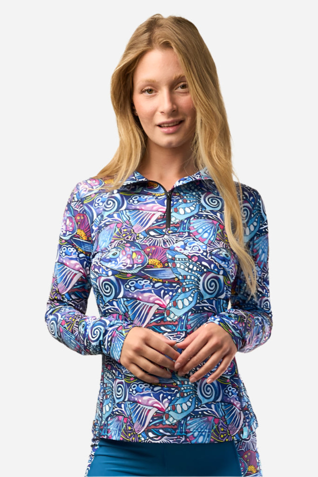 FisheWear | Enchanted Grayling 1/4 Zip Sunshirt