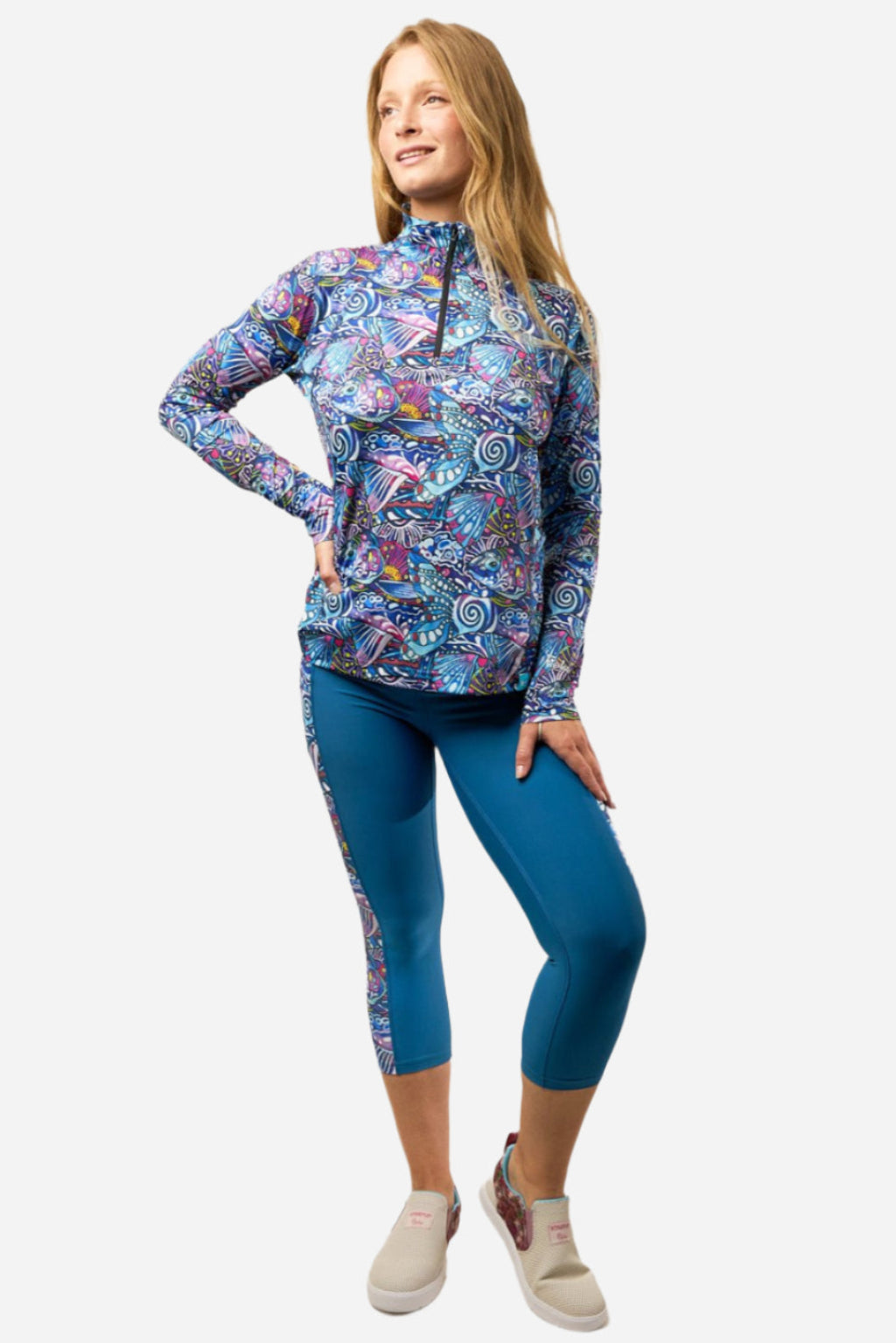 FisheWear | Enchanted Grayling 1/4 Zip Sunshirt