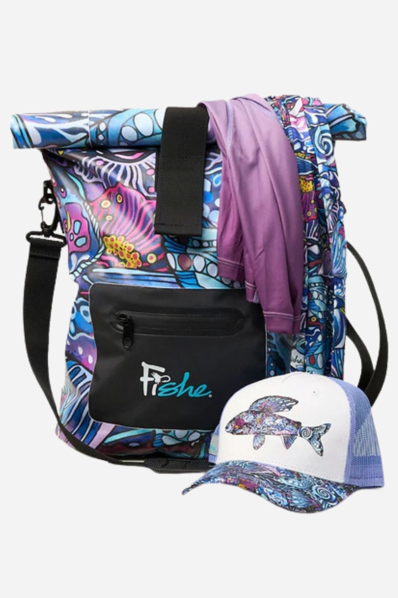 FisheWear | Enchanted Grayling Roll Tote Dry Bag