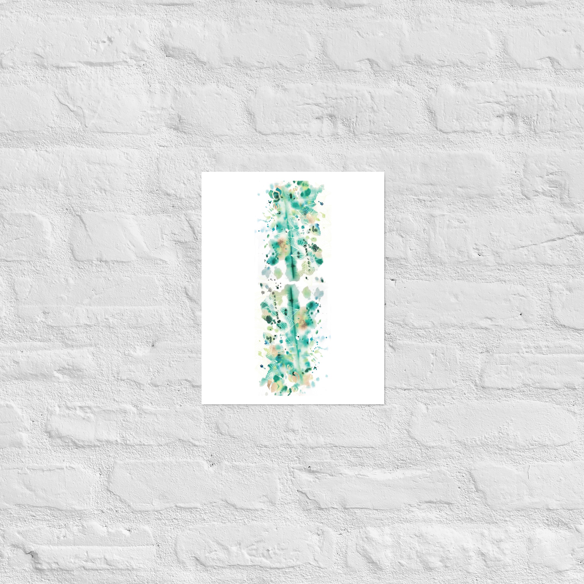 18/19 Brazen Jade Flame Print