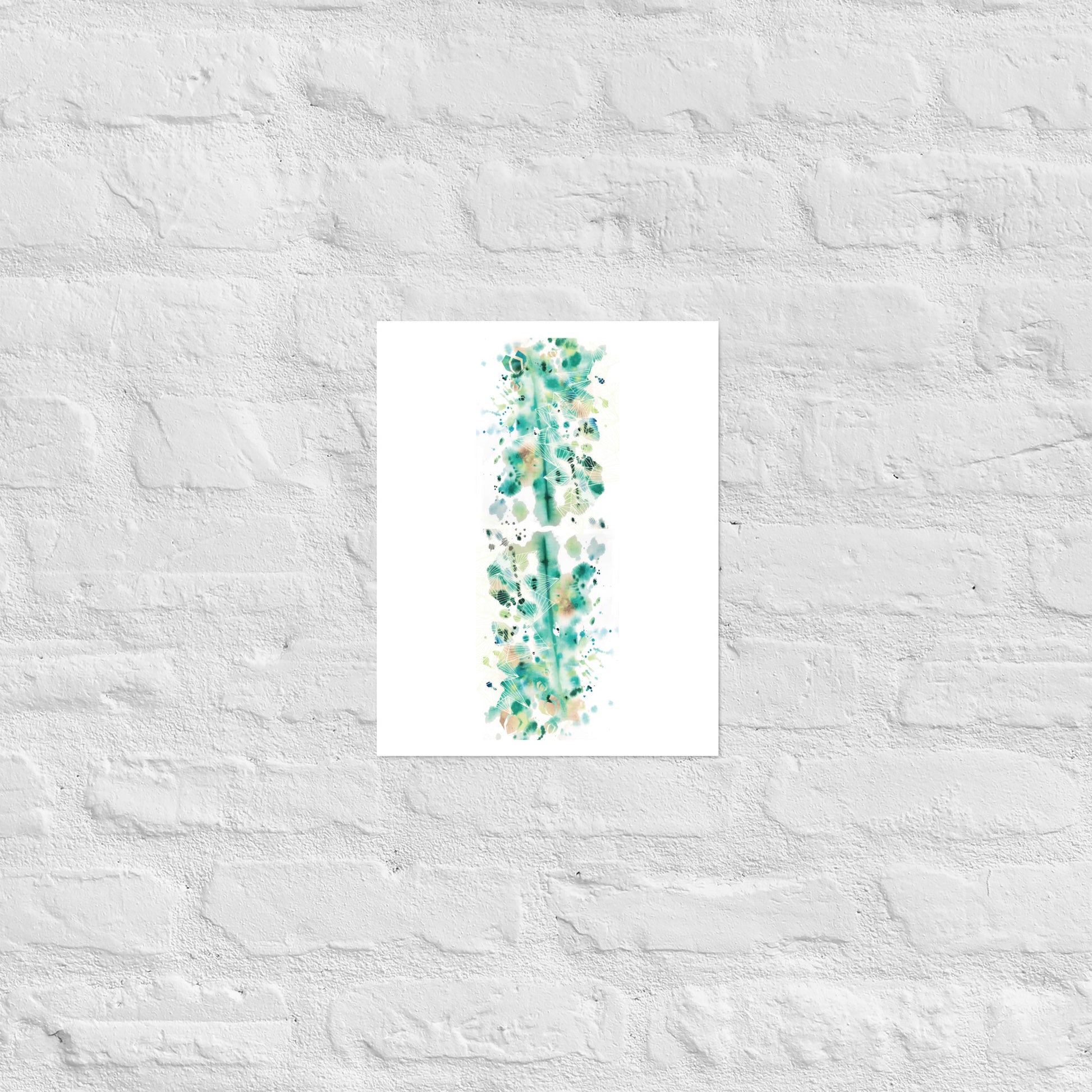 18/19 Brazen Jade Flame Print