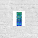 16/17 Deep Blue See Print