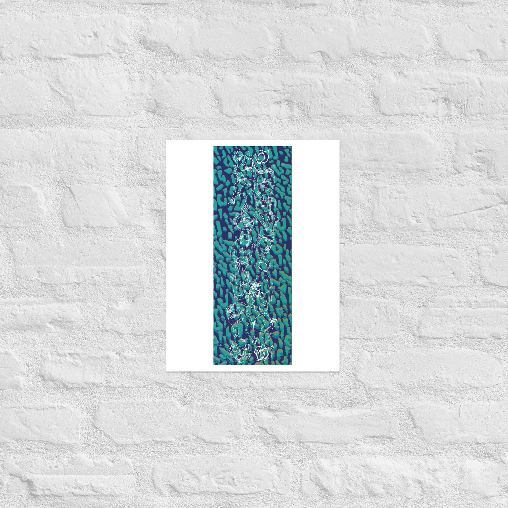 18/19 Blue Ballroom Foxes Print