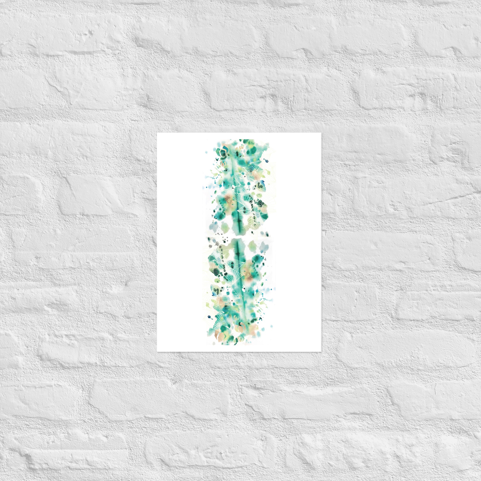 18/19 Brazen Jade Flame Print