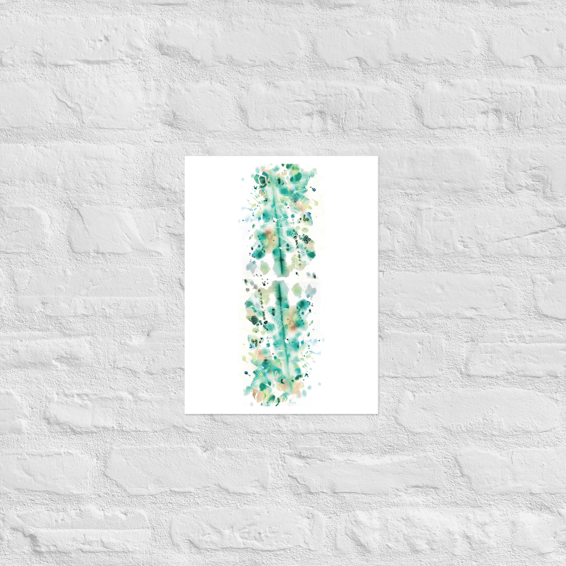 18/19 Brazen Jade Flame Print
