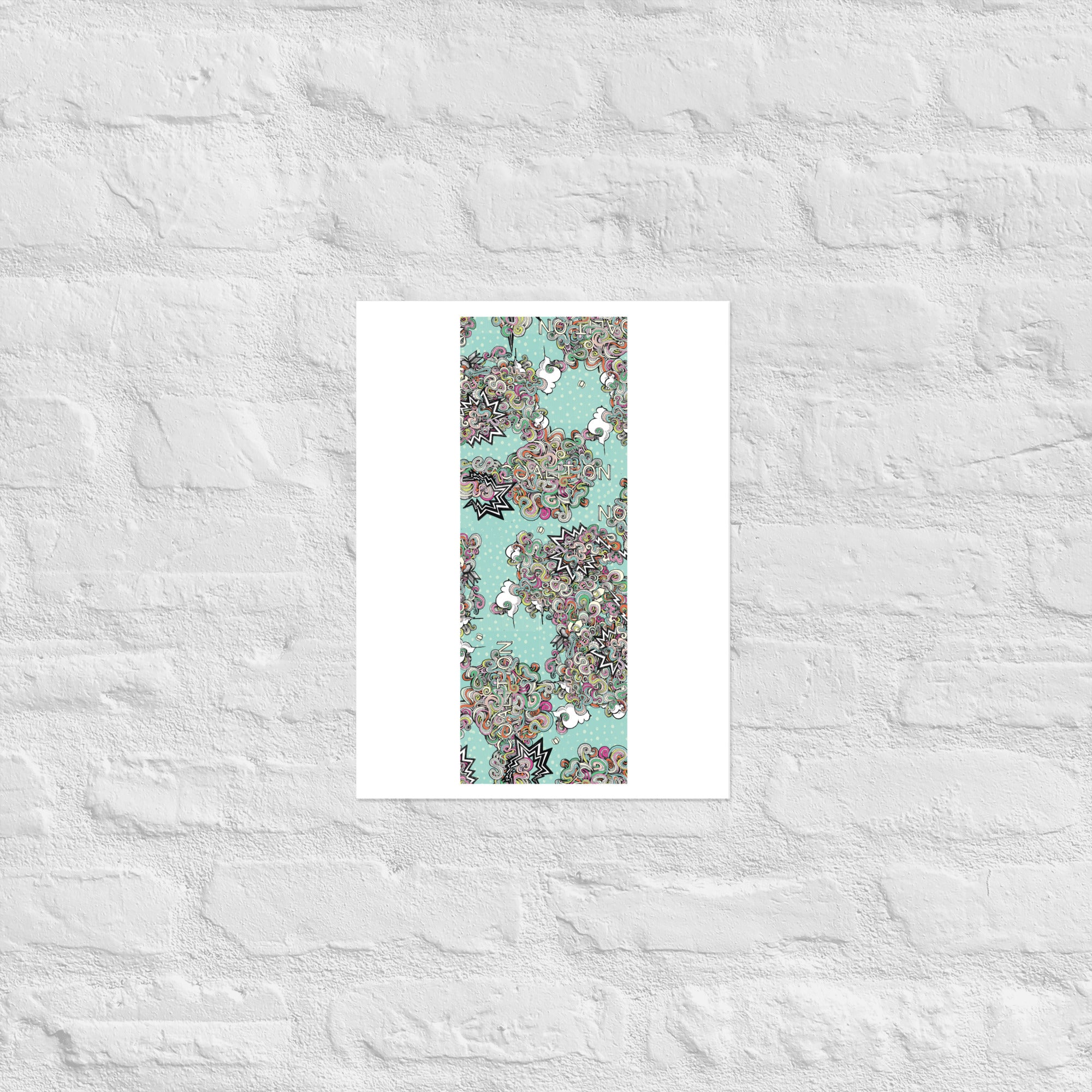 15/16 Lightening Bolt Print