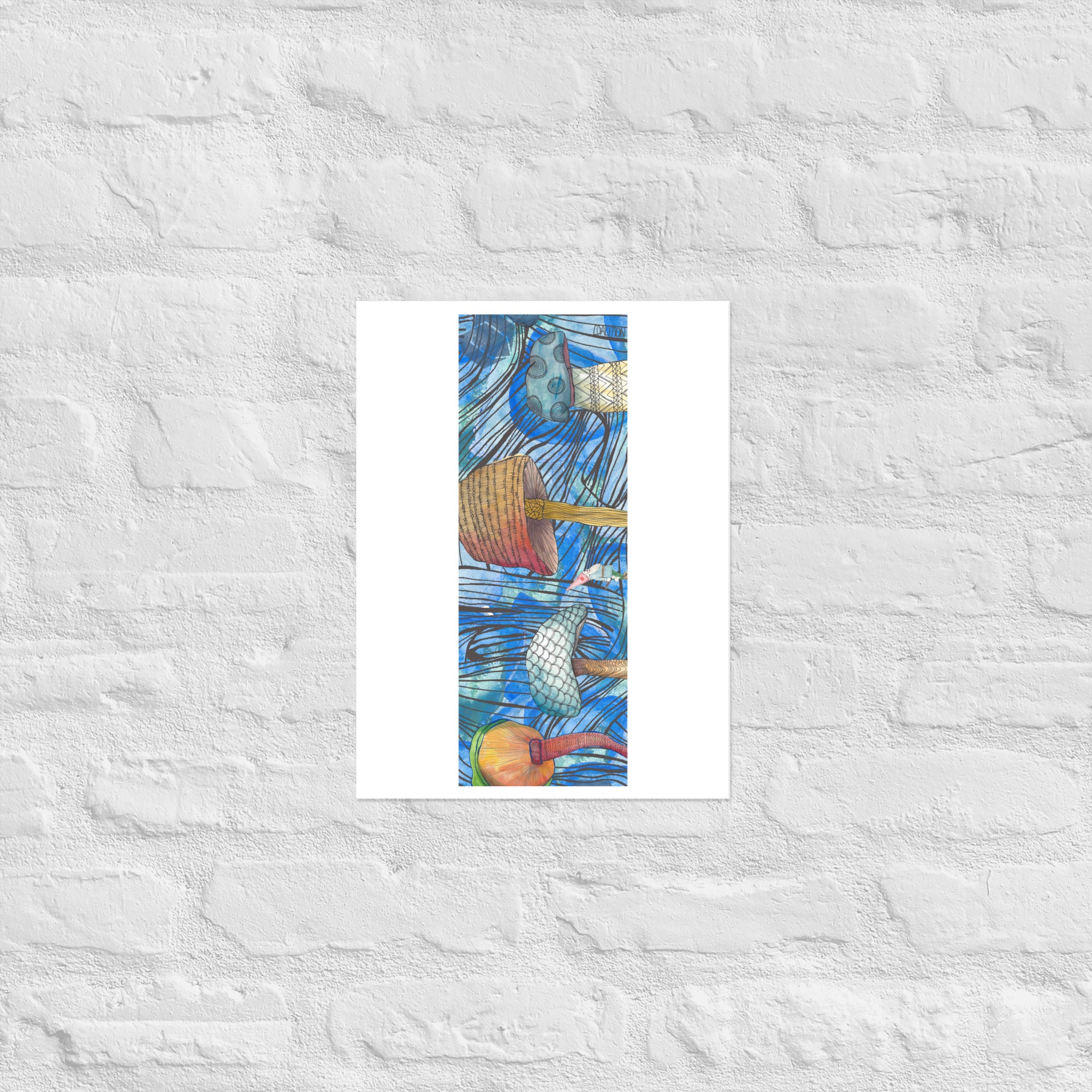 14/15 Shroom Room Print