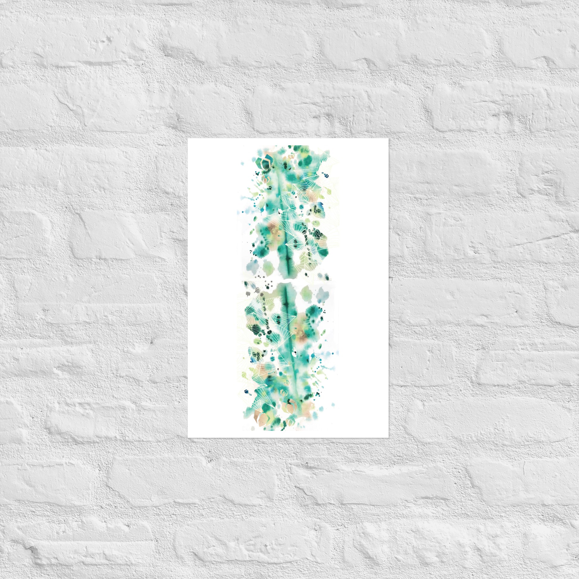 18/19 Brazen Jade Flame Print