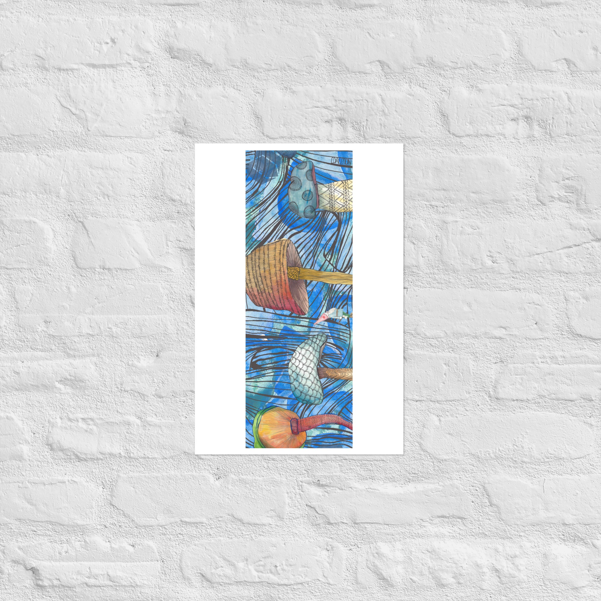 14/15 Shroom Room Print