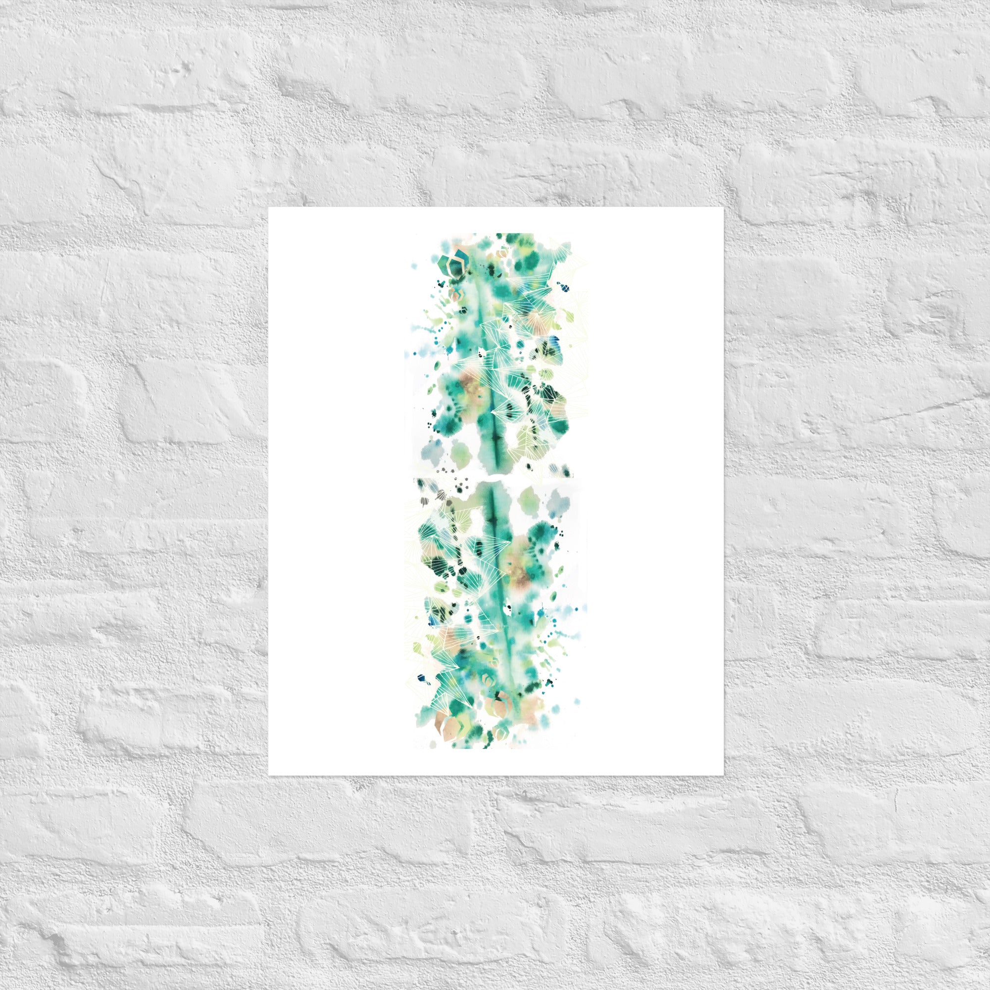 18/19 Brazen Jade Flame Print