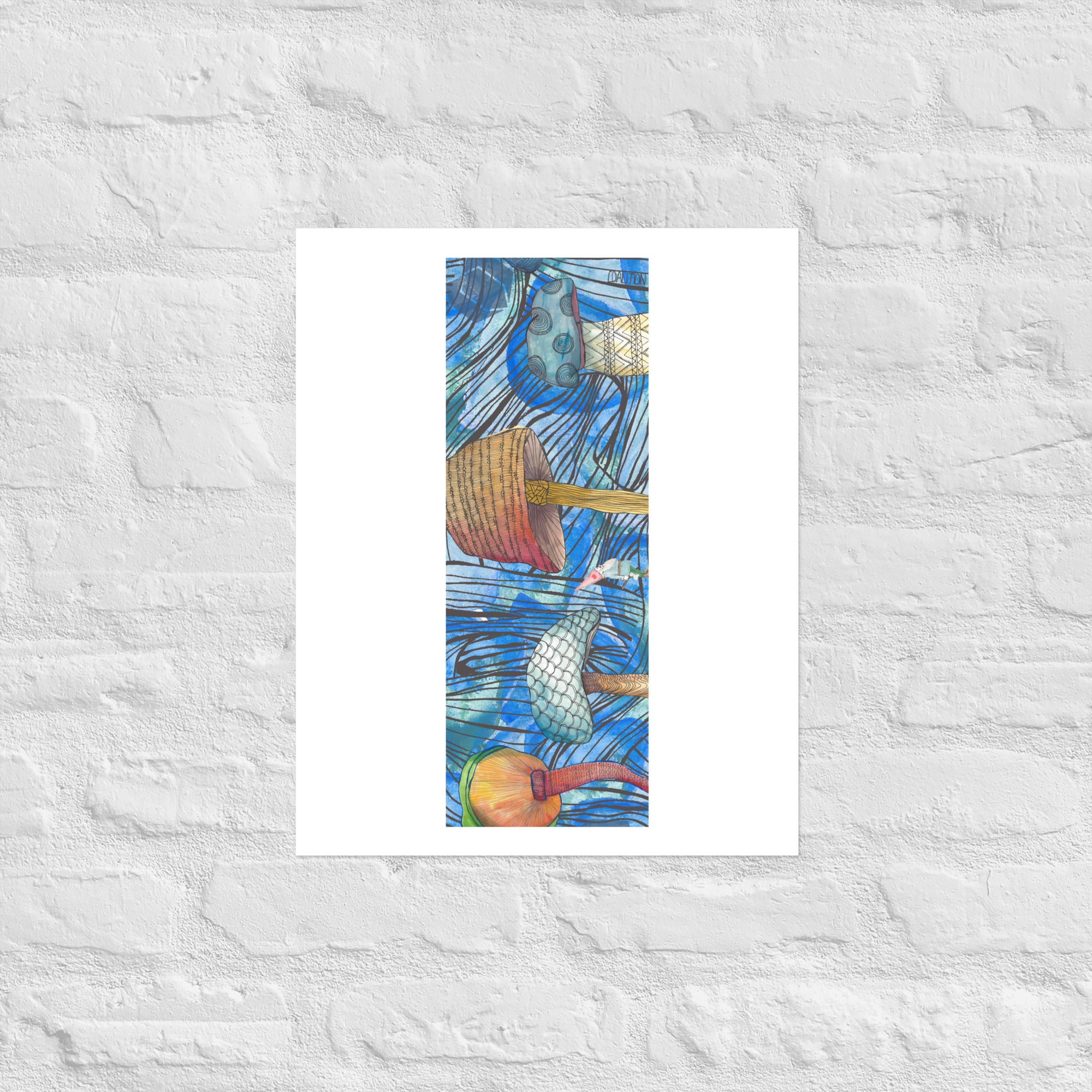 14/15 Shroom Room Print