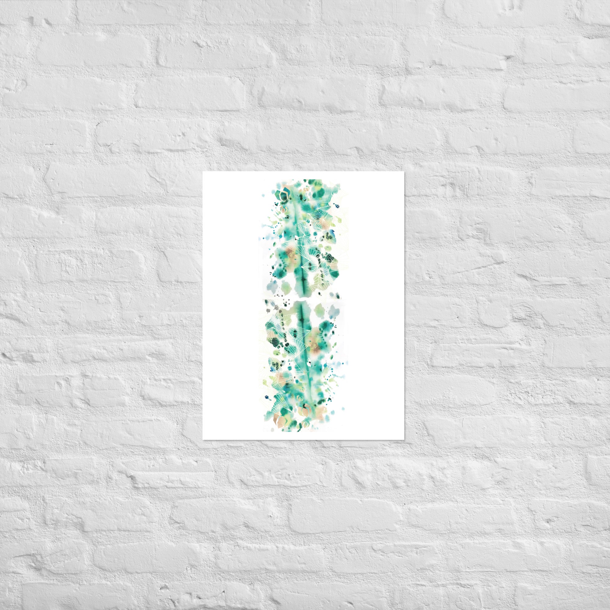 18/19 Brazen Jade Flame Print