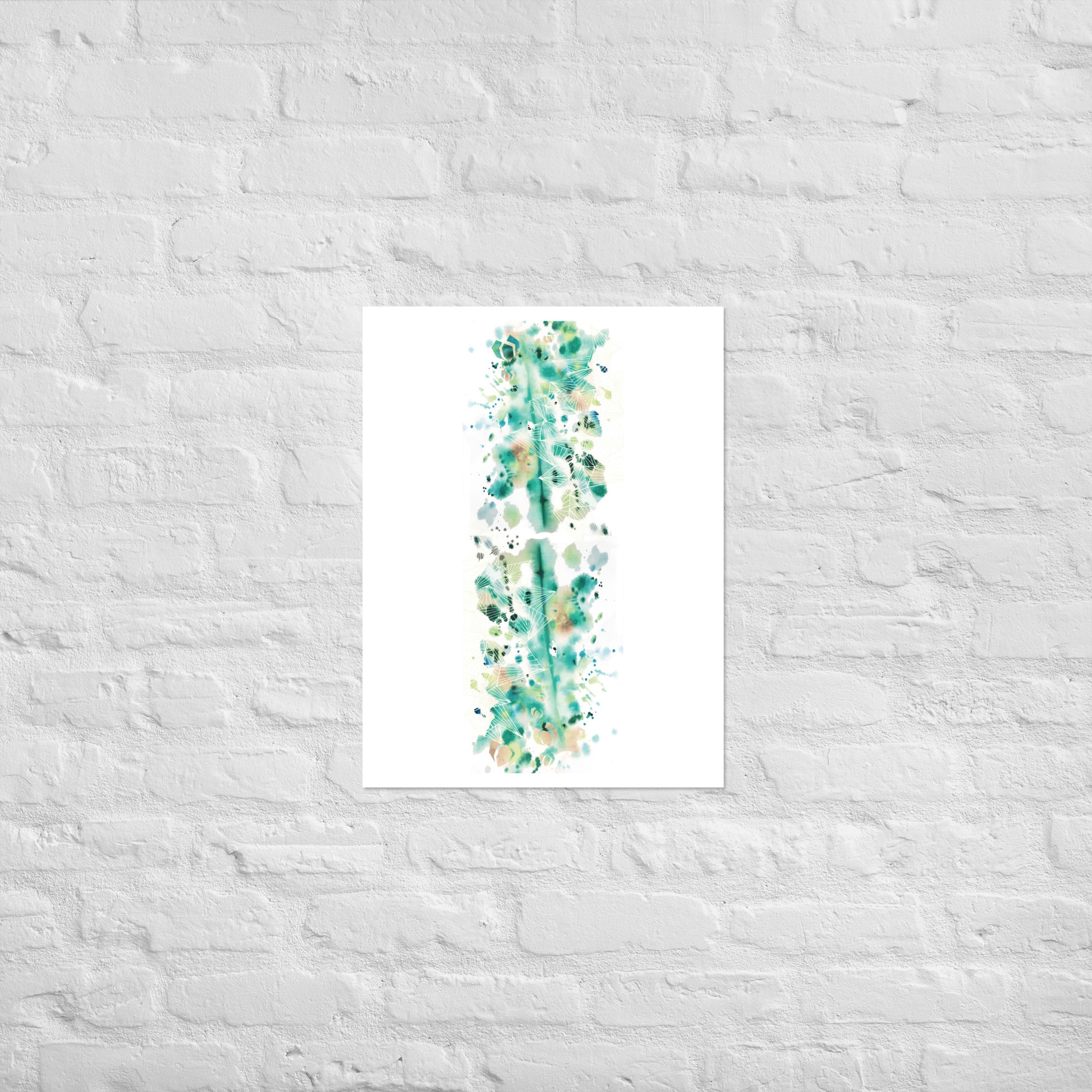 18/19 Brazen Jade Flame Print