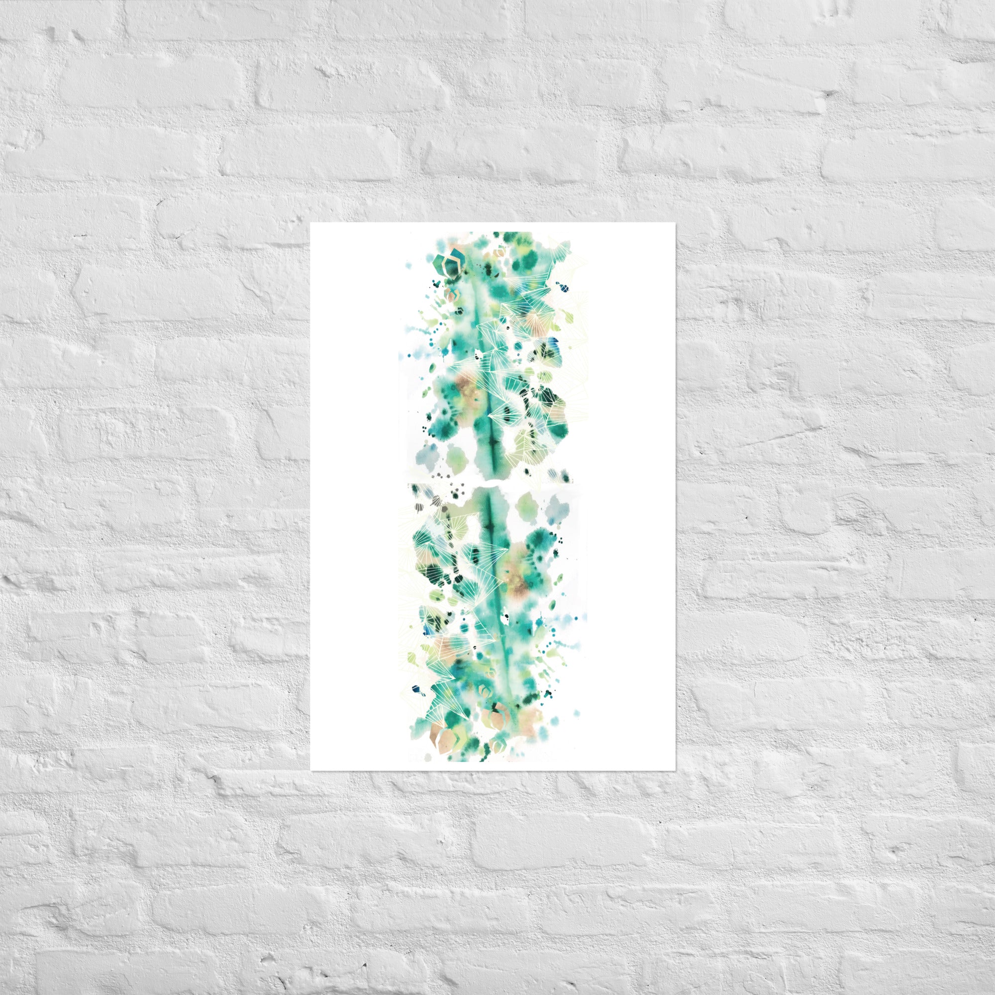 18/19 Brazen Jade Flame Print