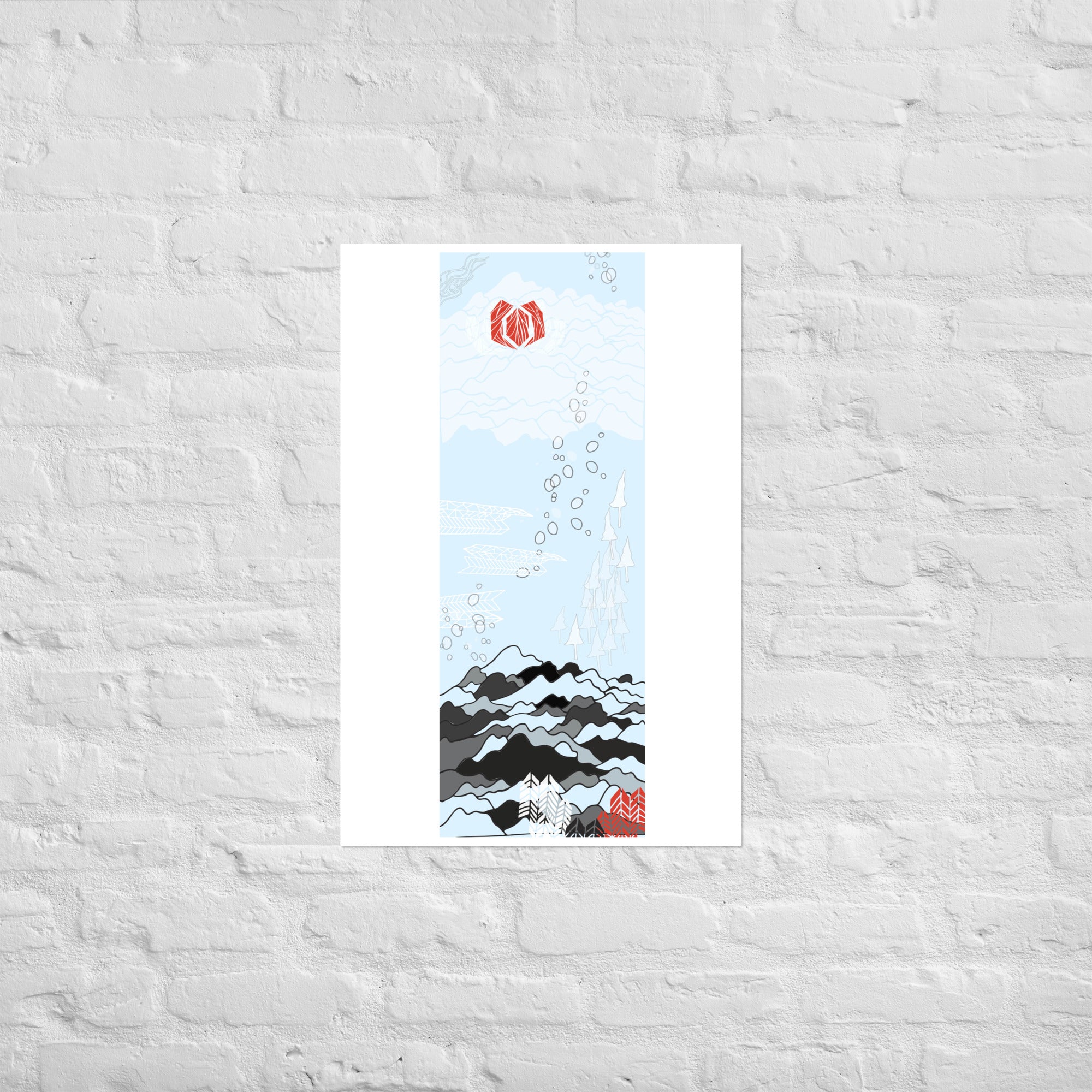 16/17 Silver Storm Diary Print