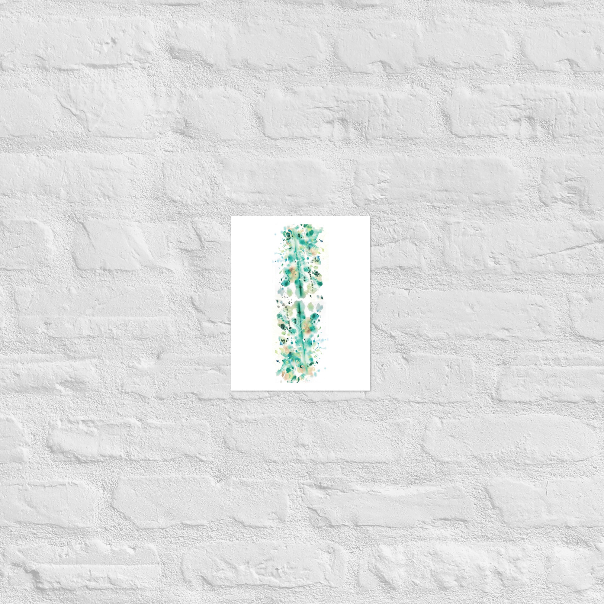 18/19 Brazen Jade Flame Print