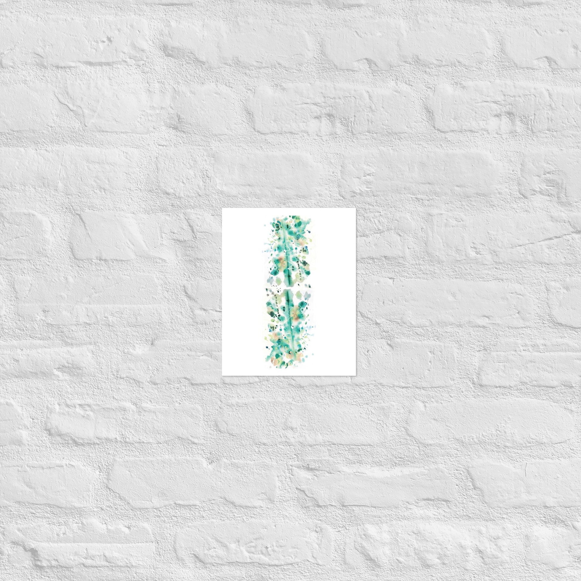 18/19 Brazen Jade Flame Print