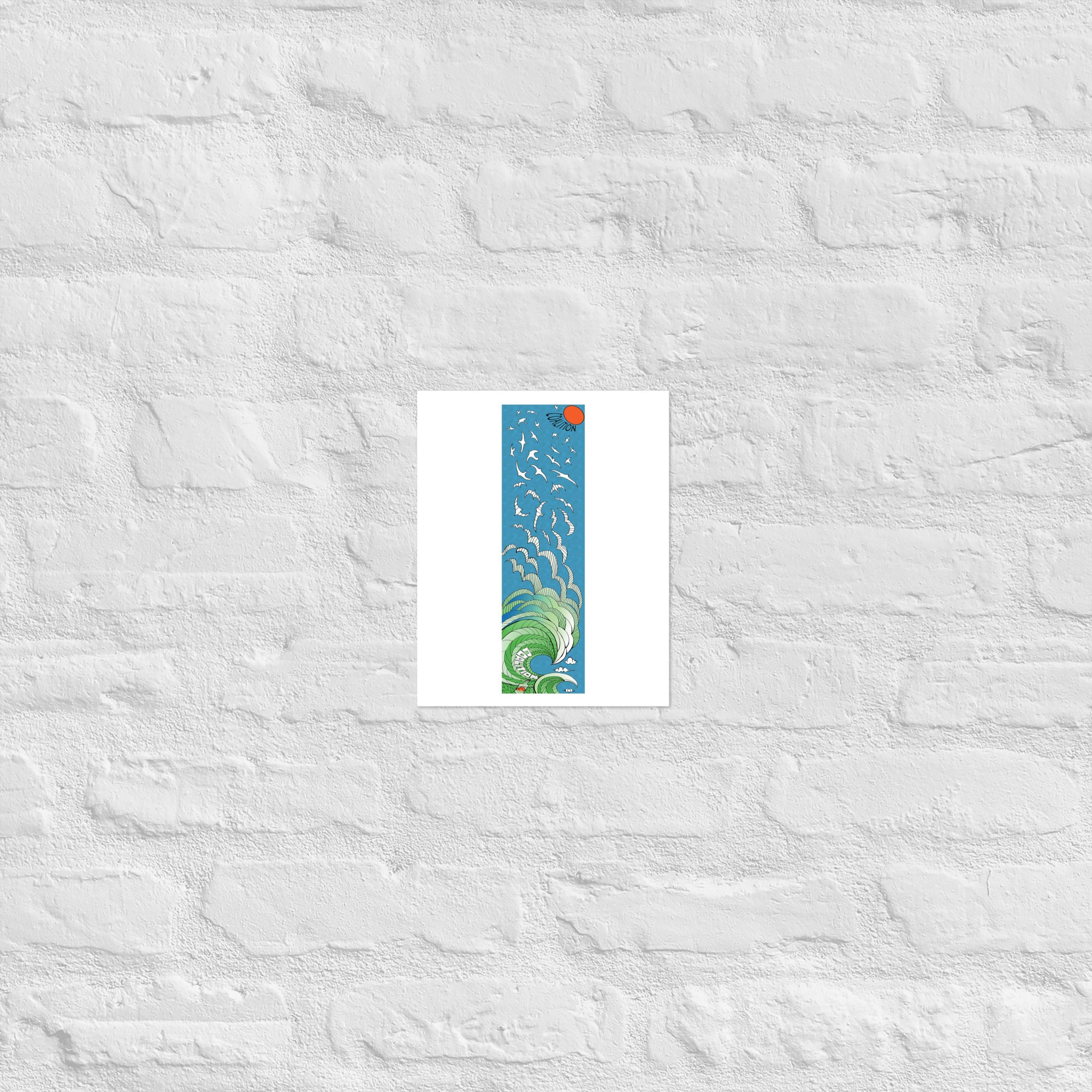 14/15 Flock of Ski Gulls Print