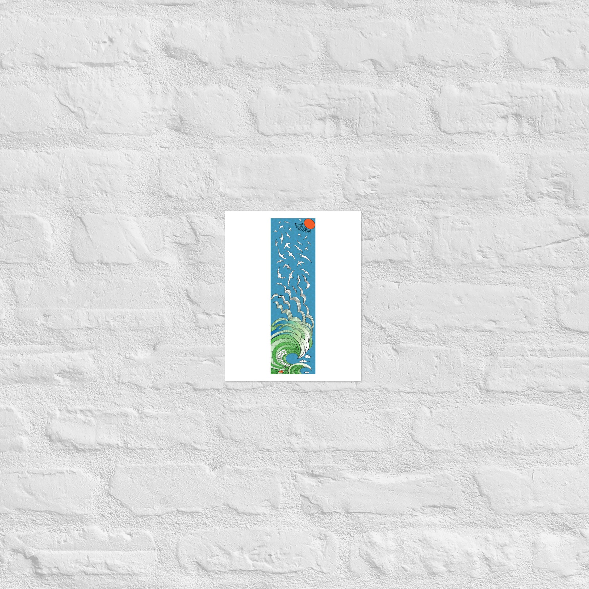 14/15 Flock of Ski Gulls Print