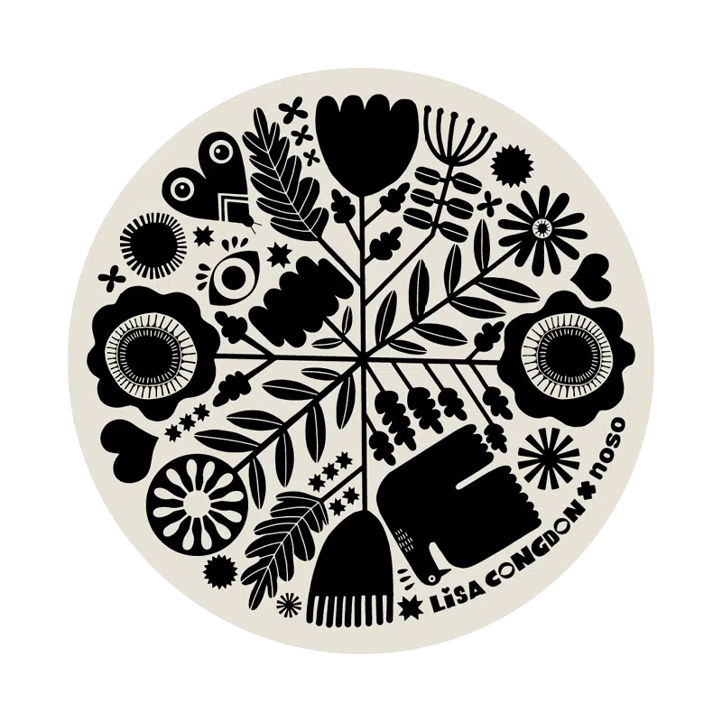 NoSo Patches | Nature Circle by Lisa Congdon