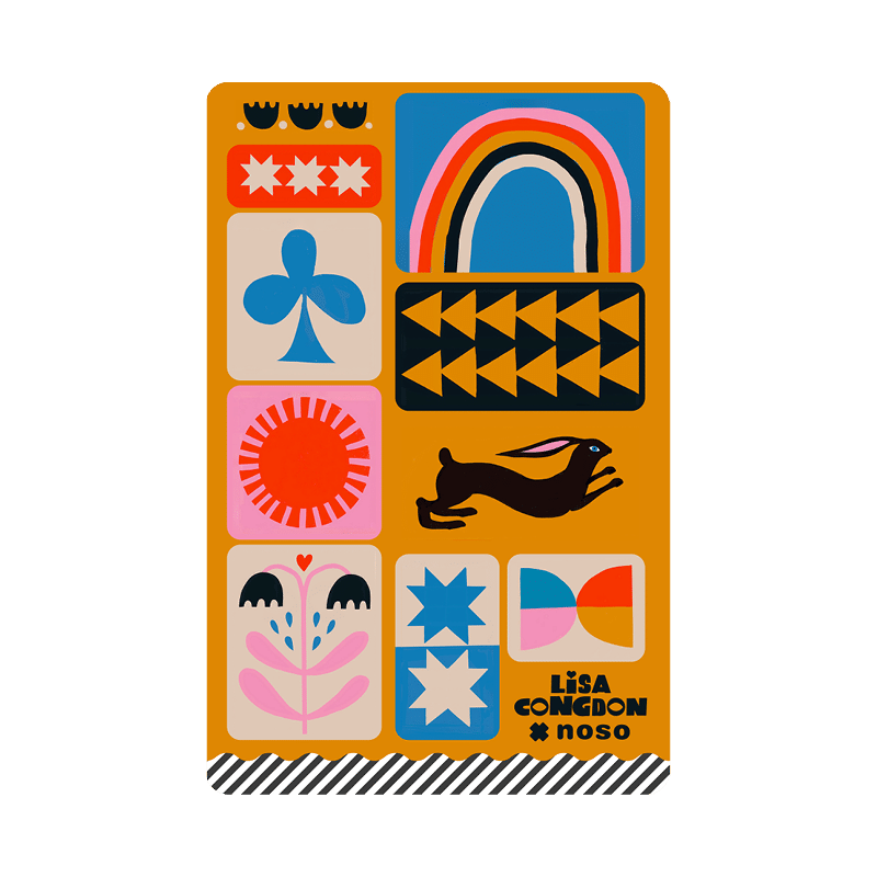 NoSo Patches | Rabbit Quilt Dazzits™ by Lisa Congdon