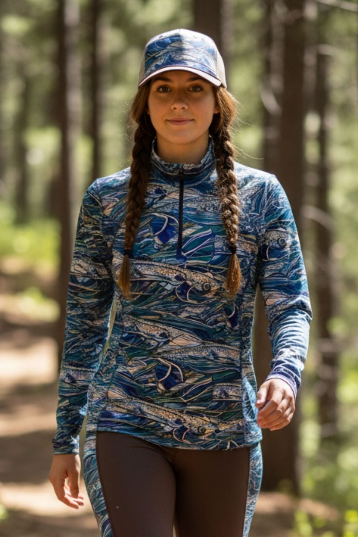 FisheWear | Rainbow Ridge Abstract Trucker Hat