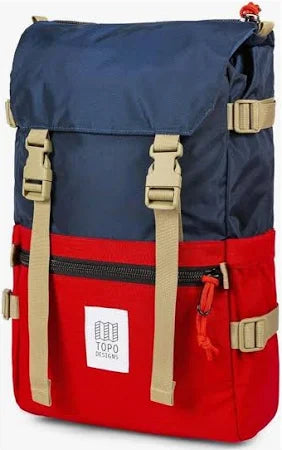 Topo Designs | Rover Pack Classic Red & Blue