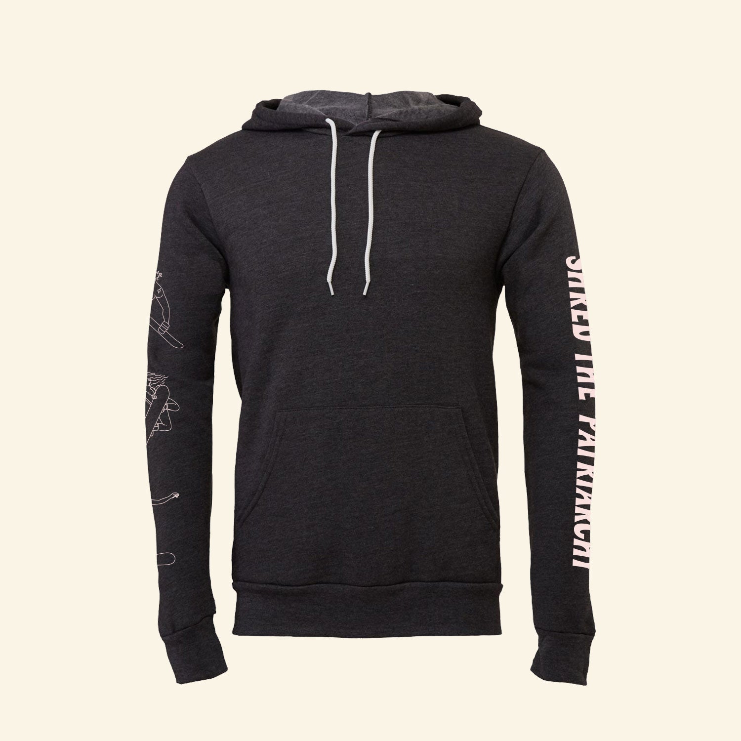 Shred the Patriarchy Hoodie | Dark Grey Heather Snowboard
