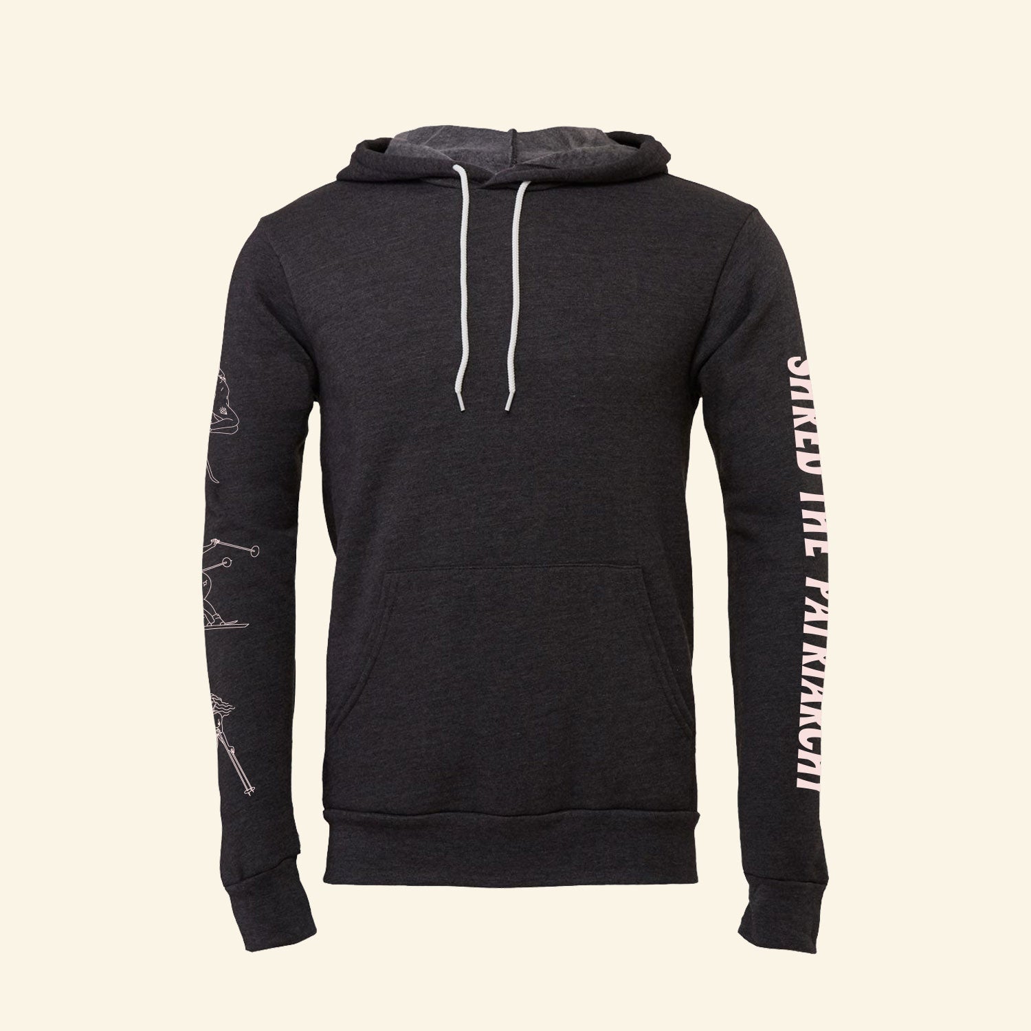 Shred the Patriarchy Hoodie | Dark Grey Heather Ski