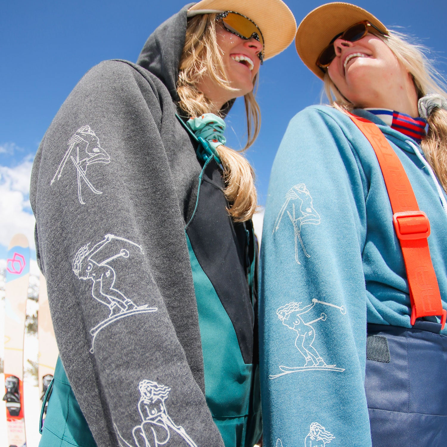 Shred the Patriarchy Hoodie | Dark Grey Heather Ski