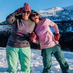 Dangerously Good Pussy Long Sleeve Supima Cotton Tee, shot on location on the East Side of the Sierra with High Sierra Snowcat and Yurt
