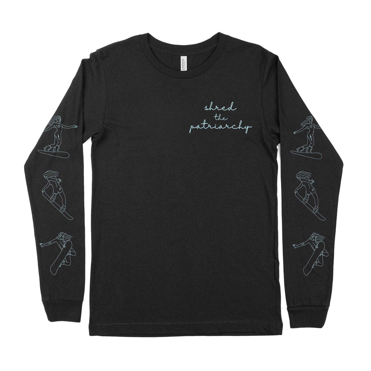 Shred the Patriarchy Long Sleeve Tee