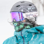 Green with Envy Skida x Coalition Alpine Neckwarmer, Made in Vermont
