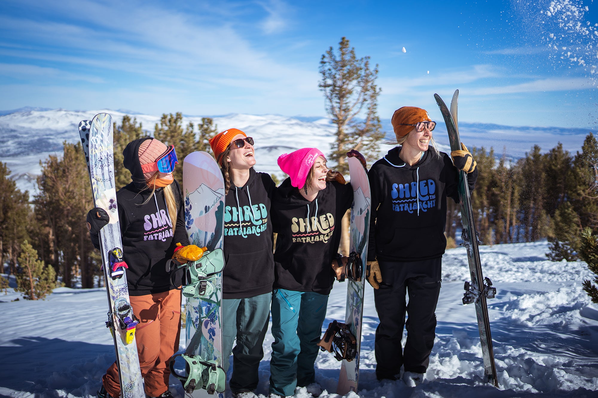 Shred the Patriarchy hoodie